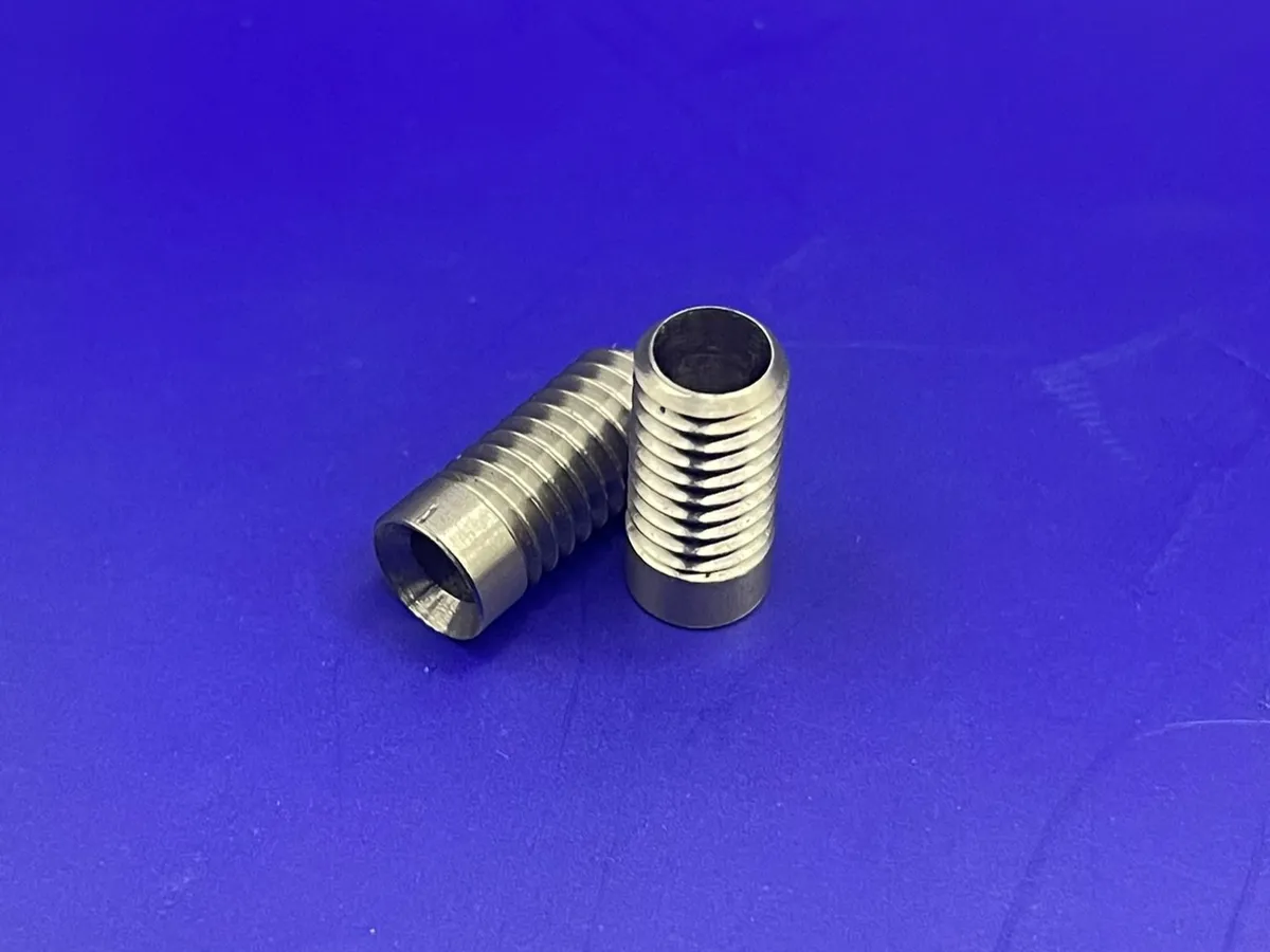 CNC turned threaded sleeves